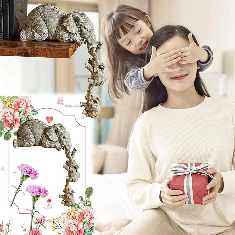 On Sale! >>Elephant sitter hand-painted figurines