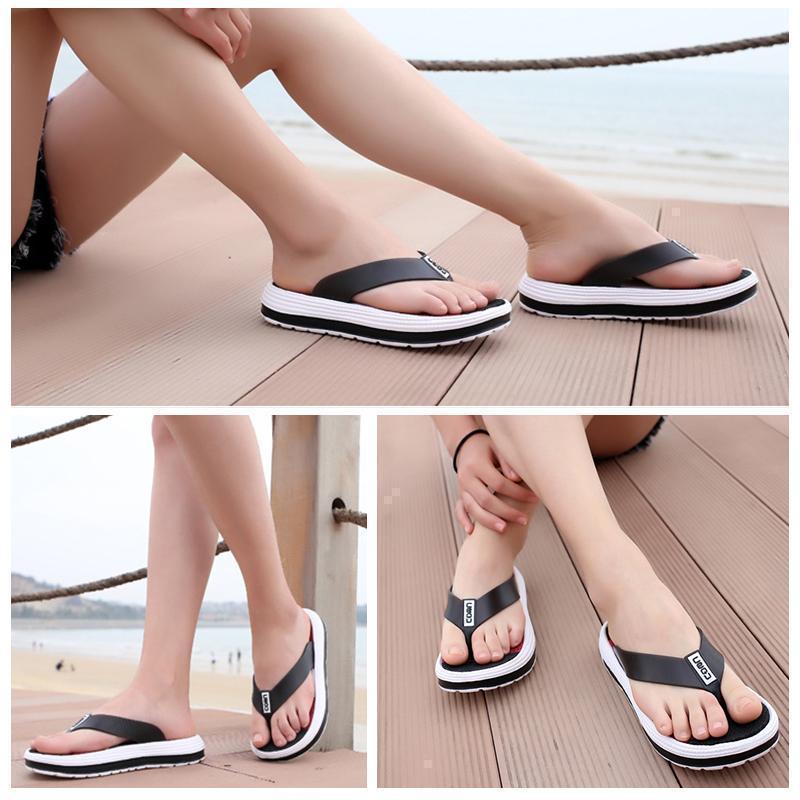 Women Soft Rainbow Flip-Flops Slippers