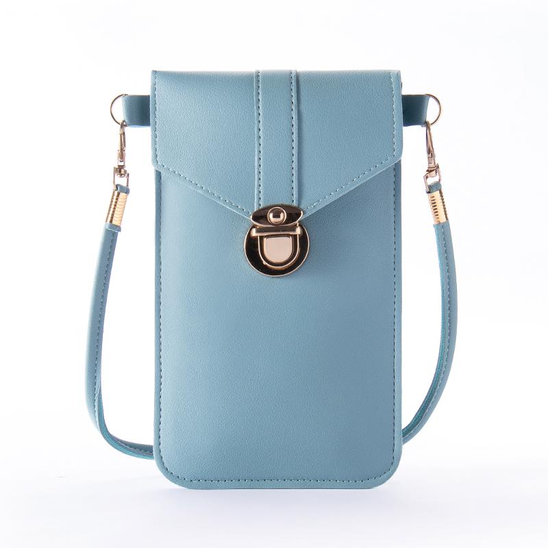 Touchable PU Leather Change Bag