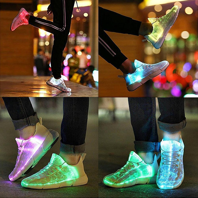 LED Shining Shoes Cool Sneakers with USB charging