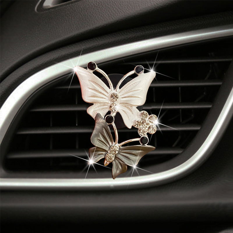 Bling Butterfly Car Accessories, Cute Car Air Freshener