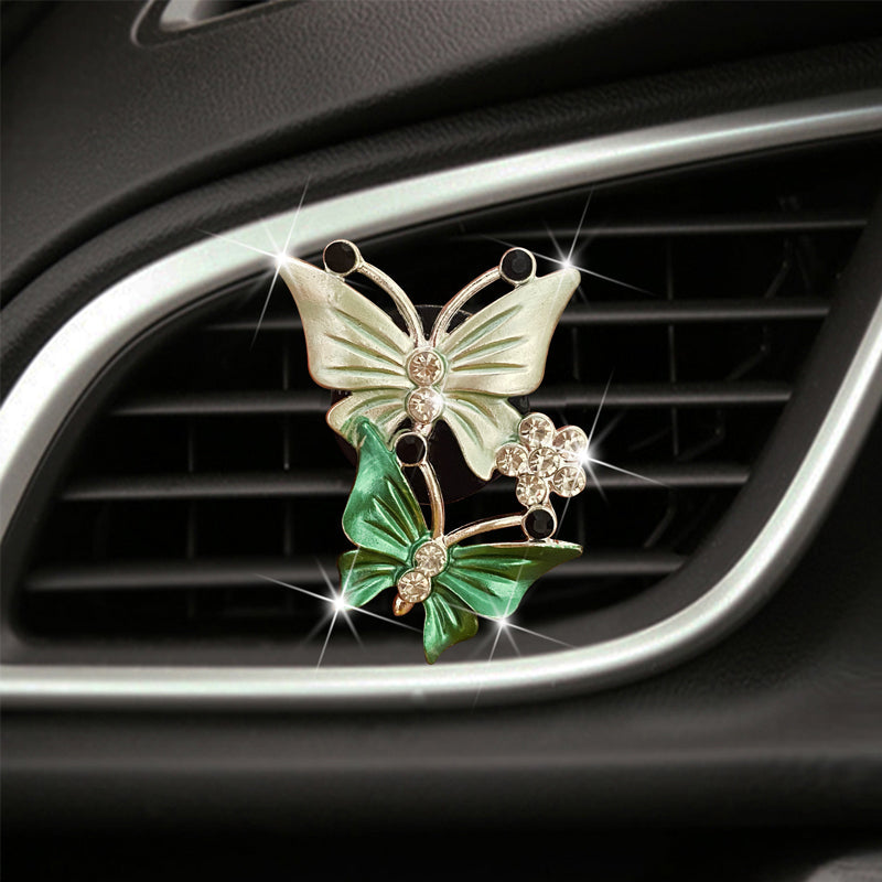 Bling Butterfly Car Accessories, Cute Car Air Freshener