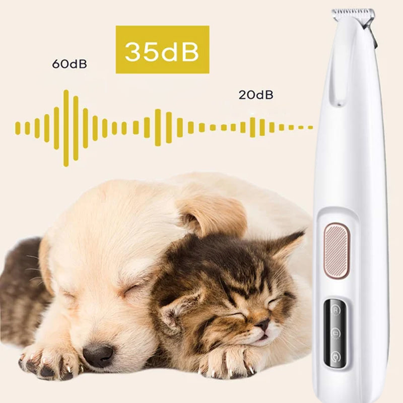 Pet Hair Trimmer With Led Light