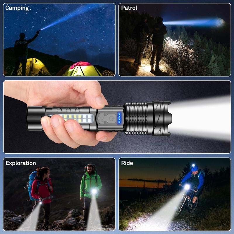 Long-range White Laser Ultra-bright Flashlight
