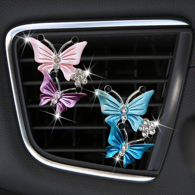 Bling Butterfly Car Accessories, Cute Car Air Freshener