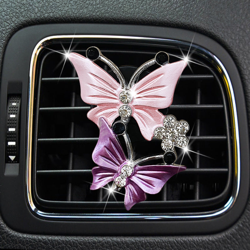 Bling Butterfly Car Accessories, Cute Car Air Freshener