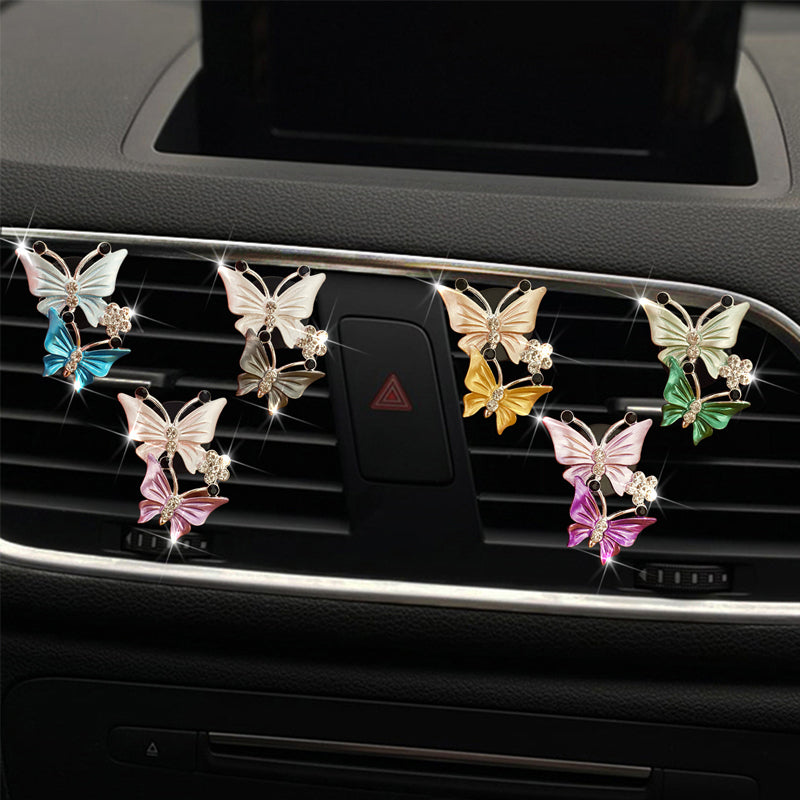 Bling Butterfly Car Accessories, Cute Car Air Freshener