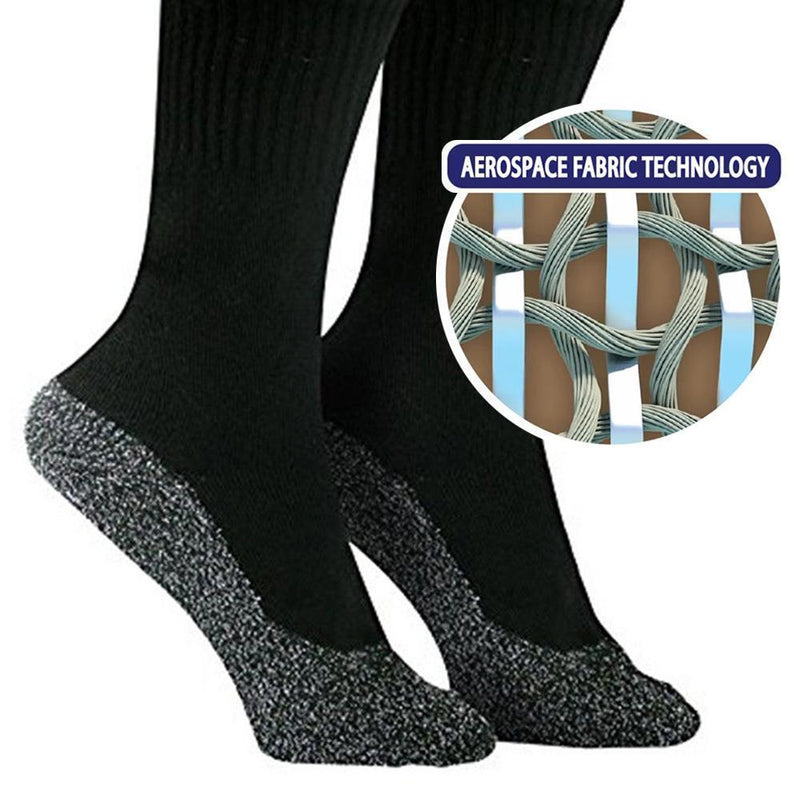 35 Below Ultimate Comfort Socks, 3 pairs in Black