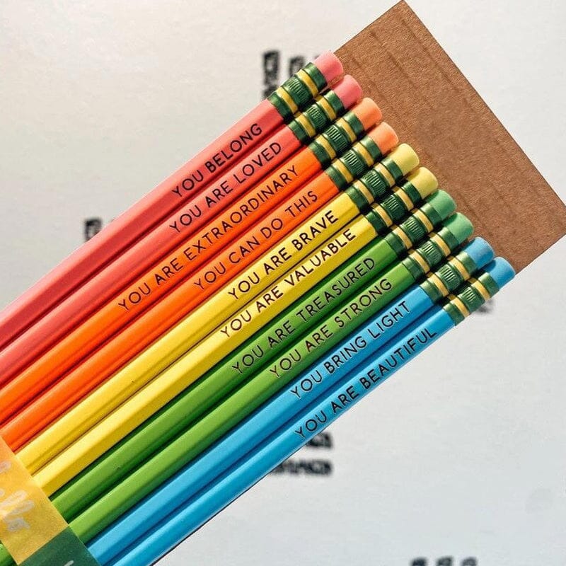 10Pcs Affirmation Pencils✏️HB