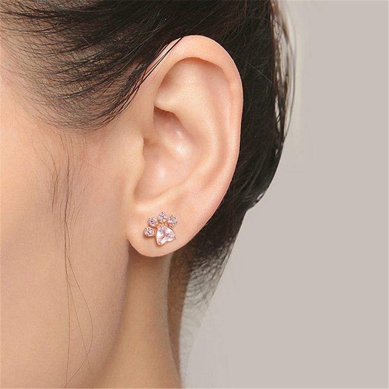 Cute Cat Paw Earrings