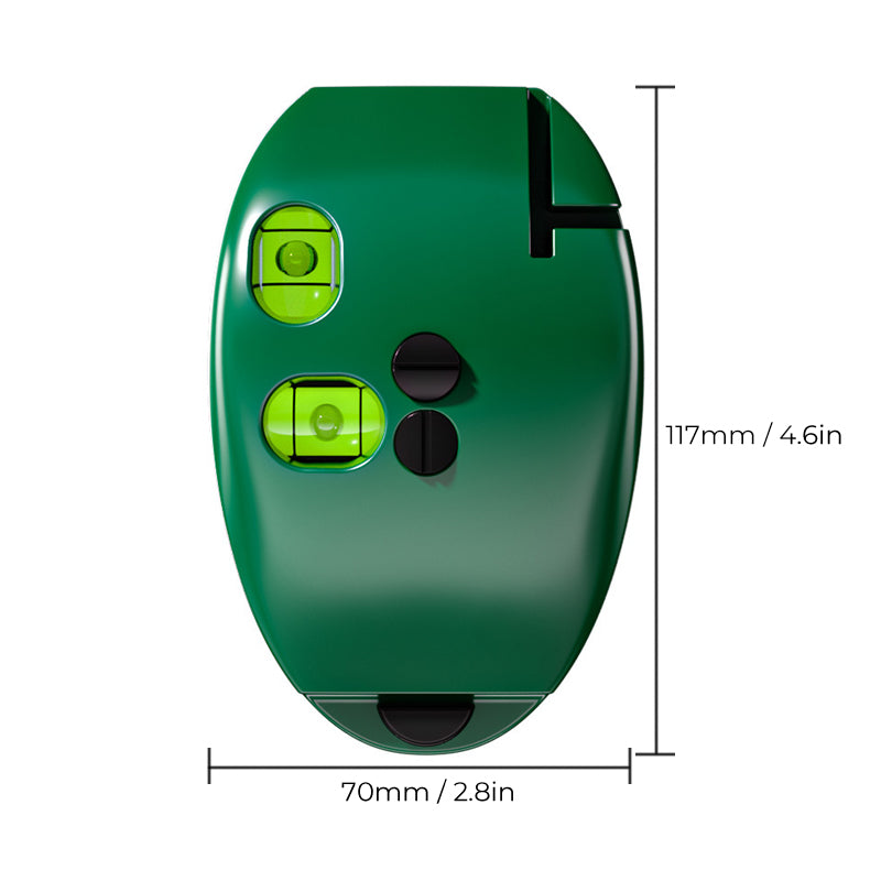 Electronic 90 degree laser scale