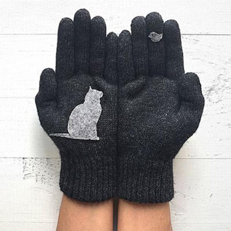 Cat Fan Cotton Gloves