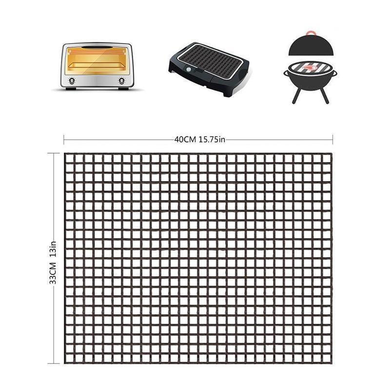 Reusable Non-stick PTFE-Fiberglass Grill Mat