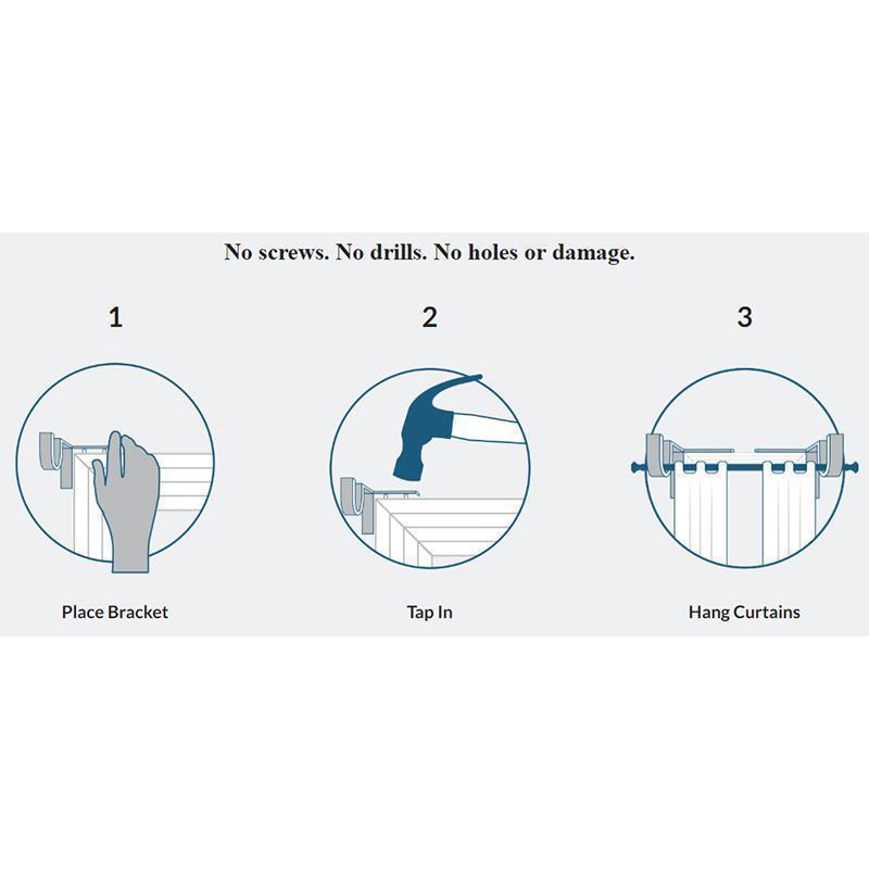 Merryferris™ Curtain Rod Brackets