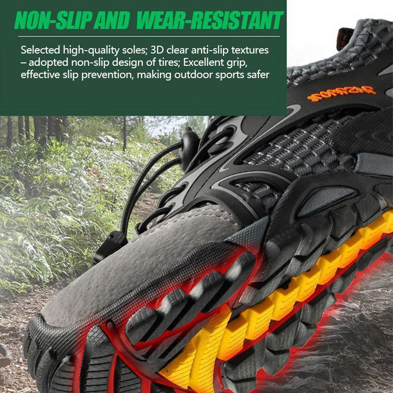 Men's Breathable Mesh Casual Light Outdoor Hiking Shoes