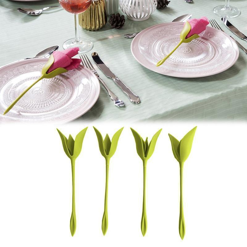 Bloom Napkin Holders For Tables (4/8/16 PCS)