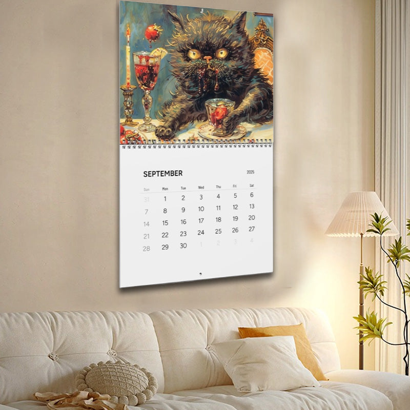 2025 Drunk Cats Calendar