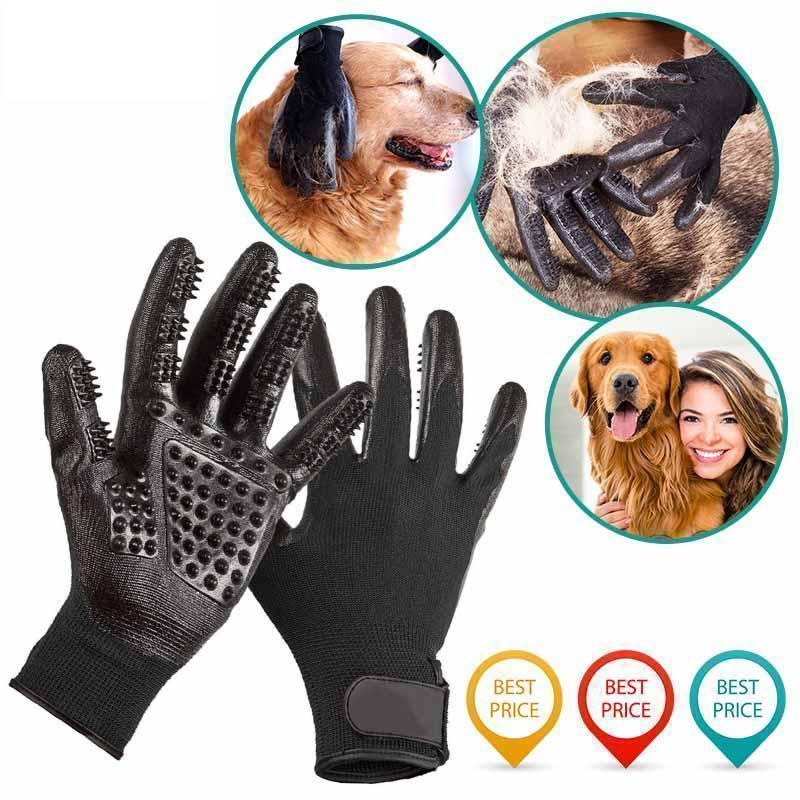 Hirundo® Pet Grooming Gloves For Cats, Dogs & Horses - ( 1 pair )