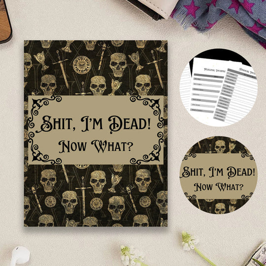 🎃 Halloween Gift: Fuck I'm Dead, End Of Life Planner