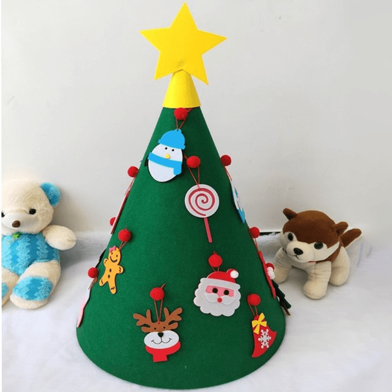 NEW DIY Felt Christmas Tree, A Great Gift For Kids