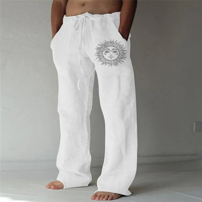 Drawstring Elasticized Casual Trousers