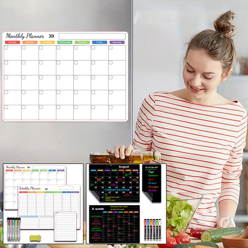 Magnetic Erasable Calendar Set