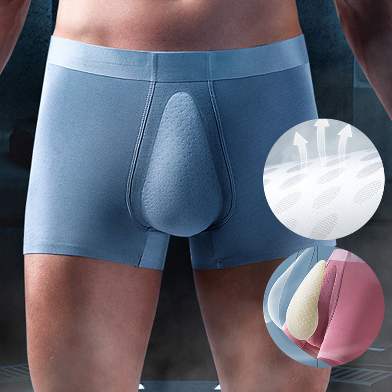 Men's Organic Latex Support Pouch Trunks